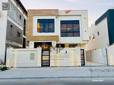 Villa for sale | ajman| al helio2 area | 5 master rooms, majlis, 3 halls, maid room, roof| freehold | 0 registration fees | negotiable price.