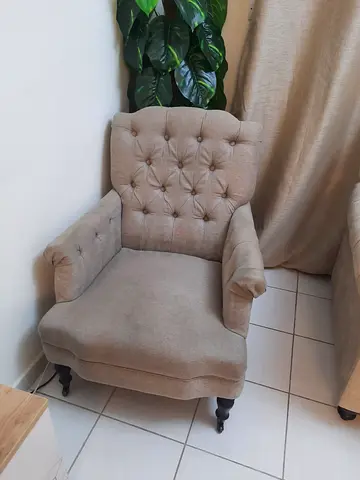 2 pieces  set of arm chair sofa from pan emirates