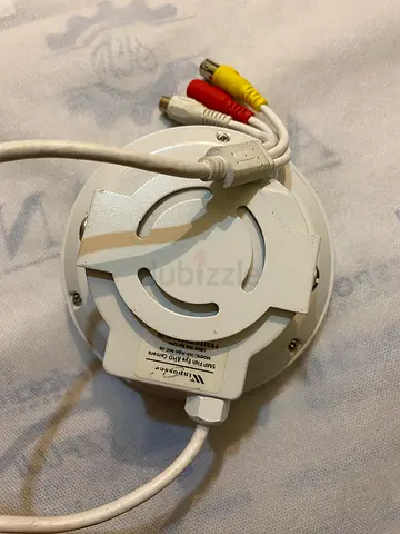 Fish Eye White Dome CCTV Camera (Wired) - Good Working Condition