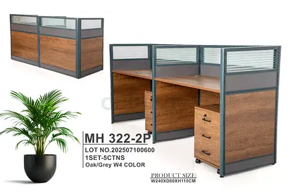 Two Person Office Workstation New For Sale