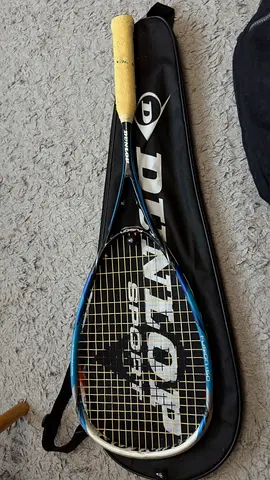 Dunlop Squash Racket with Cover - Used, Good Condition