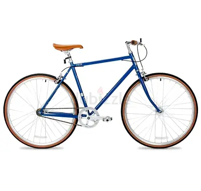 Sparta Single-speed city/commuter bicycle - classic blue frame