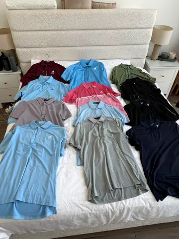 Polo shirts size large