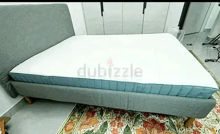 Ikea Queen size bed with mattress available in perfect condition