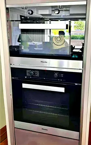 Miele latest model electric oven H6260B and microwave M6262 built-in integrated by tp
