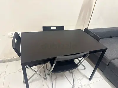 Ikea table with 4 chairs