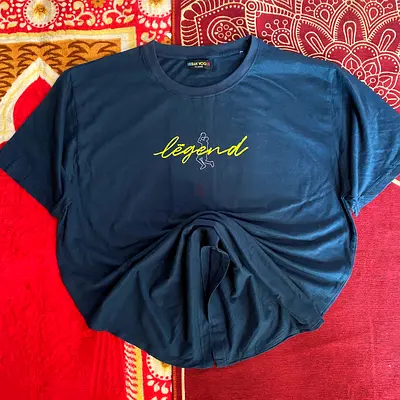 Navy Legend Graphic T‑Shirt - Mens Casual Tee, Size xl