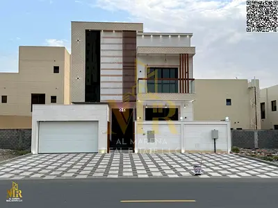 فيلا 5 غرف على شارع الشيخ محمد بن زايد شامل كهرباء ومياه