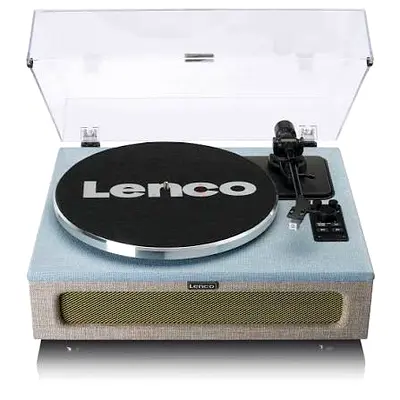 Lenco LS-440 BUBG Vintage-Style Turntable with Built-in Speakers