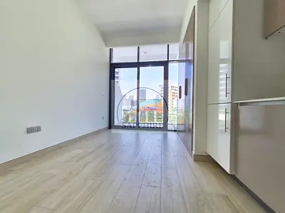 Burj View Studio | Azizi Riviera 1 | Balcony
