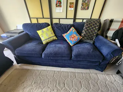 Complete IKEA Sofa Set – 2 Seater + 3 Seater Sofa Bed!