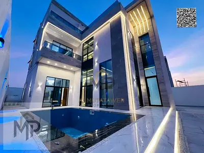 فيلا فاخرة جديدة كلياً مكونة من 5 غرف نوم للبيع في الهليو 2، عجمان | مسبح خاص |