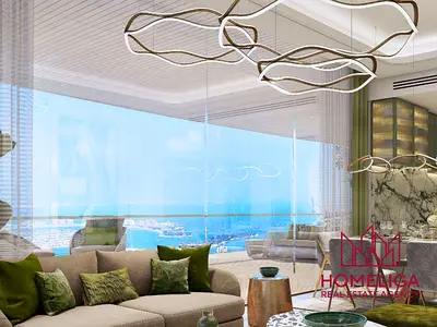 شقة بغرفتي نوم مطلة على البحر | داماك باي 2 | تصميم داخلي مفروش في كافالي