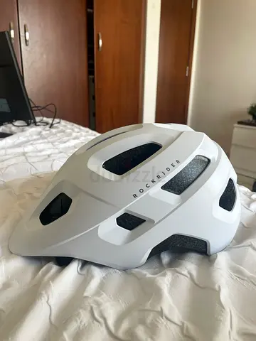 Rockrider White half face Cycling Helmet — Size M