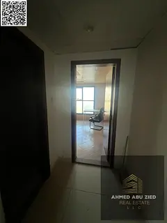 3bhk for rent in Alkhoor towers with 3 washrooms and maid room with balcony