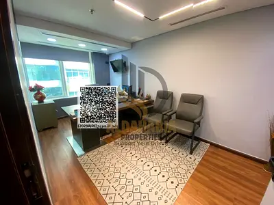 908 Sq Ft Office for Sale in Horizon Towers – Ajman Rented Office with Private Parking & Excellent Return