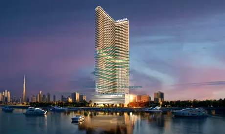إطلالة على أفق المدينة والبحر _ مفروش بالكامل _ خطة سداد لمدة 30 شهراً بعد التسليم _ 1% شهرياً