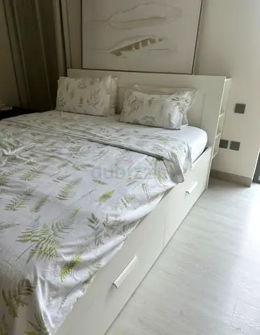 iKEA Brimness queen bed with ikea mattress like new