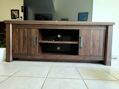 TV Cabinet / Storage - Dark Walnut finish