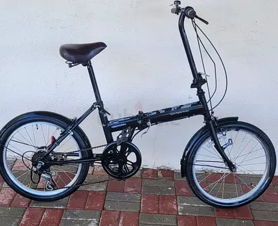 Used foldable commuter bicycle - 6-speed, compact frame