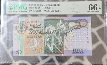 2011 Seychelles 50 Rupees