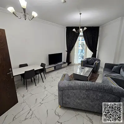 With a breathtaking sea view, the most luxurious and elegant two-bedroom apartment, fully furnished