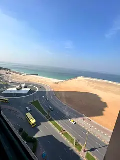 🏡 Annual Rent in Ajman – Direct Corniche View 🌊 A wonderful opportunity to live in a prime l