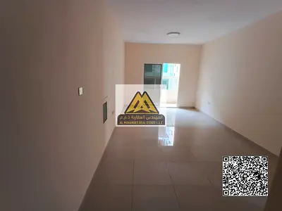 For annual rent – 2-bedroom apartment with living room in Al Hamidiya 1 – Ajman (spacious, built-in wardrobes & central AC)