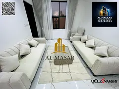 Townhouse in Al-Haliou 1, fully furnished, first occupancy, registration fees included, freehold own