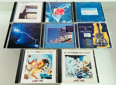 8 Dire Straits Music CD’s