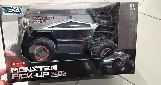 Remote Control 1:12 Scale Monster Pickup Truck (2.4GHz) - Like New