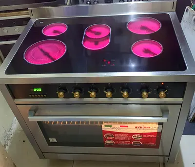 Glamgas five burner cooker electric ceramic 90cm