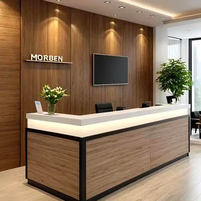 Elegant Wood-Paneled Reception