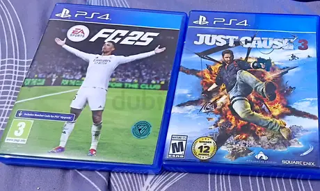 2 GAMES FOR SALE PS4