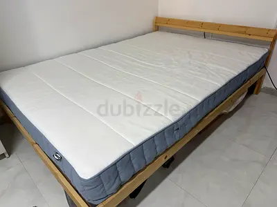 Ikea Neiden Bed Frame  Ikea Bed Vestmarka Double
