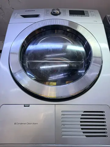 Front Load Tumble Dryer - Silver, Good Condition