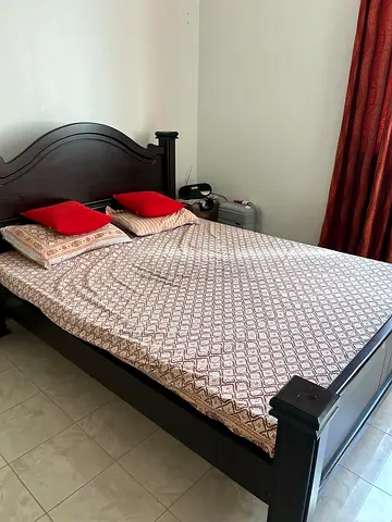 Double bed with matress foe sale