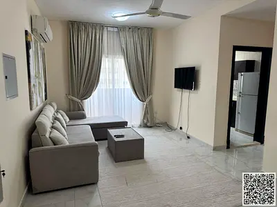 Luxury one-bedroom apartment, fully furnished with brand new, high-end furniture, in a prime location. Includes all bills, internet, and a private par