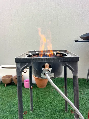 Gas One High-Pressure Outdoor Stove - 75cm Tall (40x40cm Top)