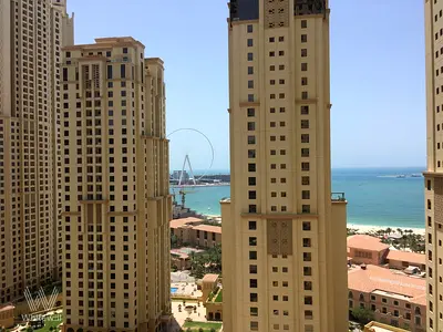 Sea & Dubai Ain View | 3BR+Maid | Excellent Original Condition