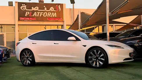 Tesla Model 3 Long Range 2024 GCC Specsتسلا ٣ لونج رنج دبل موتورز موديل ٢٠٢٤ خليجي تحت الضمان