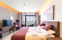 High-Floor Studio | Furnished Hotel Apartment | Canal and Marina View