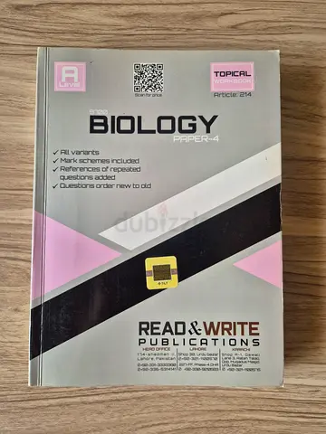 A level Biology past paper book