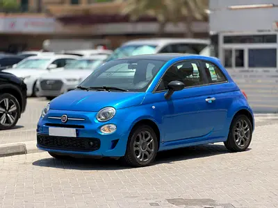 Fiat 500 Sport 2021 GCC Blue Low Kilometre