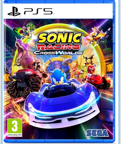 Sonic Racing: Cross-Worlds (PS5) - Brand: SEGA, Disc Case Included digital version