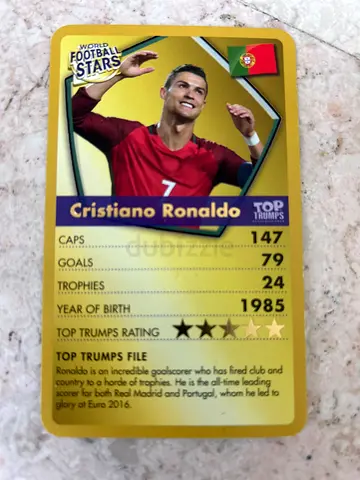 30 World Football Stars Cards