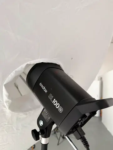Godox SL100Bi LED Video Light - Single Unit with Stand Mount