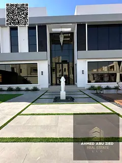 Distinctive villa for sale in Ajman Al Yasmin-4 master bedrooms-Majlis - 2 living rooms - Gym - 9 ba