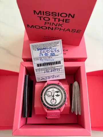 Swatch omega moonphase