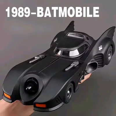 1989 Batmobile 1:18 Diecast Metal Model | Batman DC Collectible Car